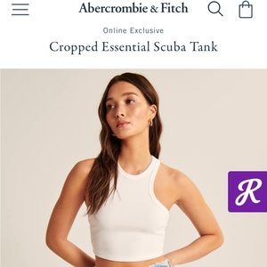 Abercrombie & fitch cropped essential scuba tank